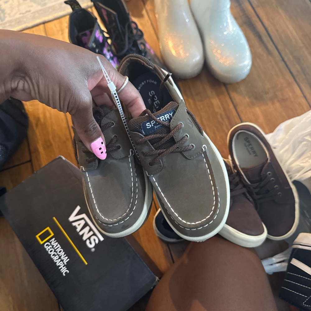 Sperry boy’s Dark Brown Boat Shoes